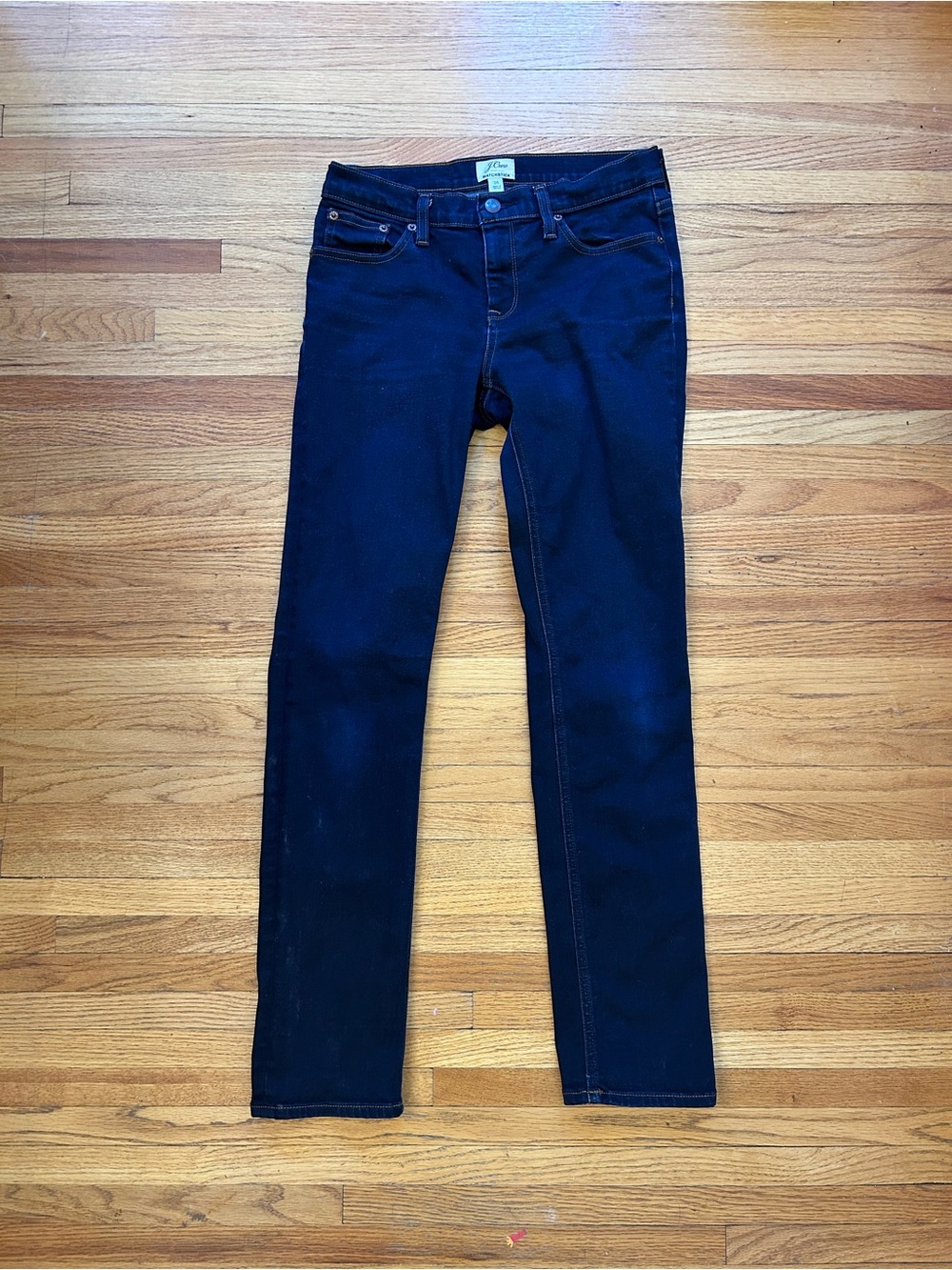 J. Crew Dark Blue Straight Jeans